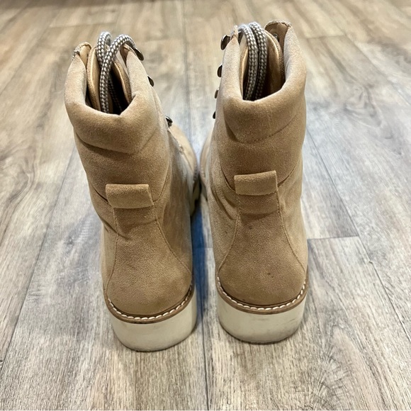 Vici Mi.iM Arlene Faux Suede Lace Up Boot - Picture 6 of 8